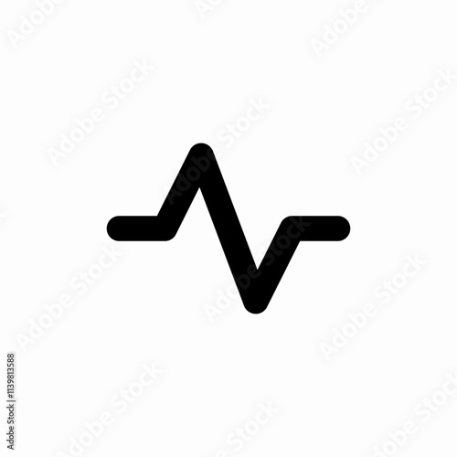 pulse activity icon sign vector