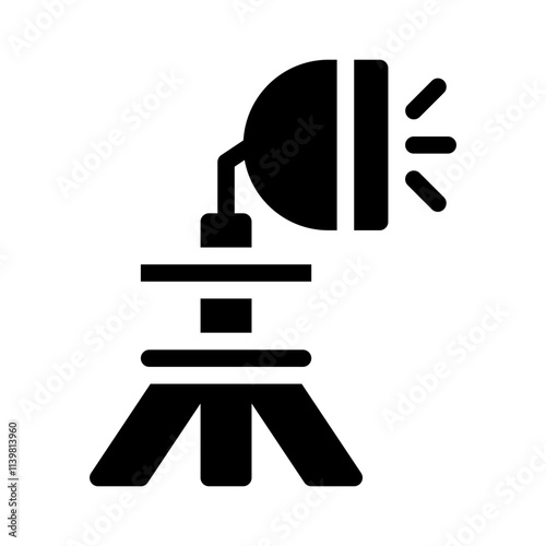 lighting equipment glyph icon