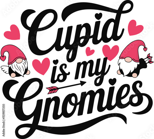 Happy Valentines Day Calligraphy Art Vector Elegant LoveThemed Design