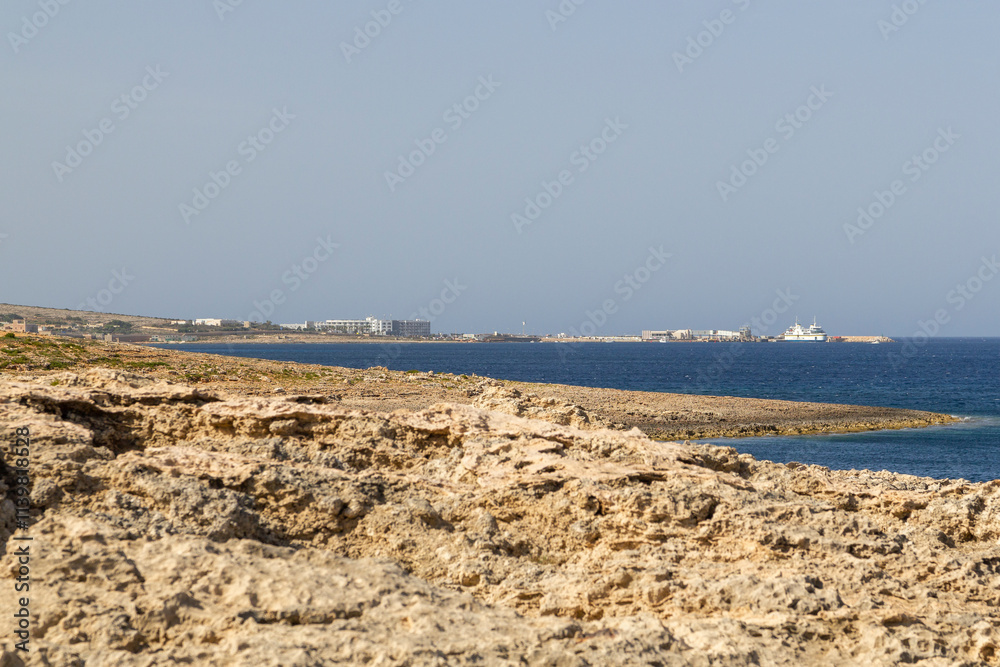 a stunning seascape from Mellieha at Malta a stunning seascape from Mellieha at Malta