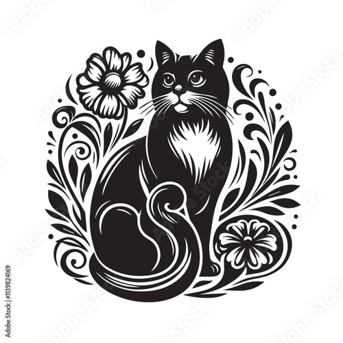 Cat vector design