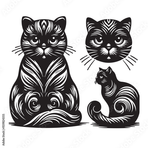 Cat vector design