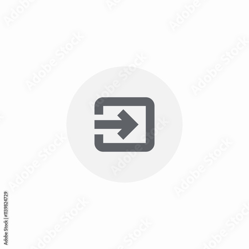 entry sign in icon sign vector