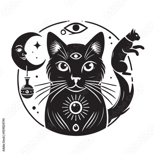 Cat vector design