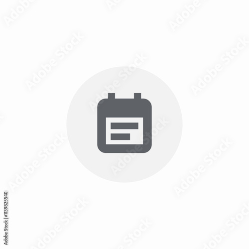 notepad text icon sign vector