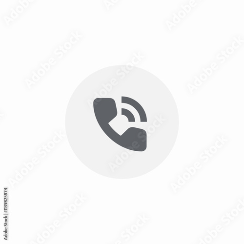 phone call sound icon sign vector