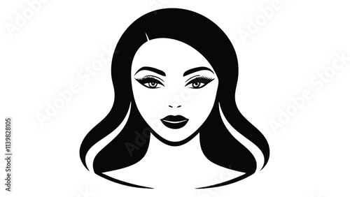 Woman's Face with Bold Eyelashes