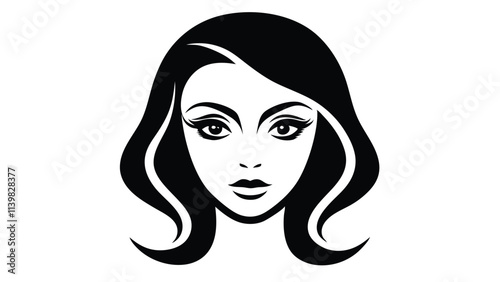 Woman's Face with Bold Eyelashes