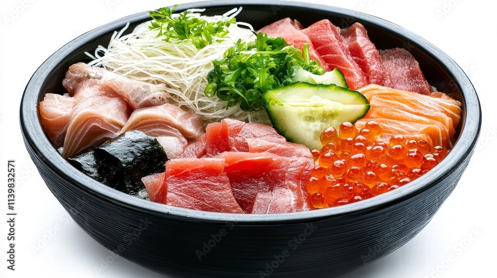 Delicious Chirashi Sushi Bowl Delicious Chirashi Sushi Bowl