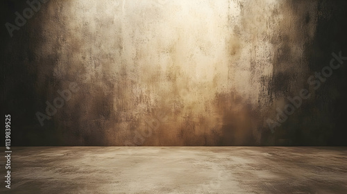 Neutral backdrop in a photography studio with soft lighting for professional use