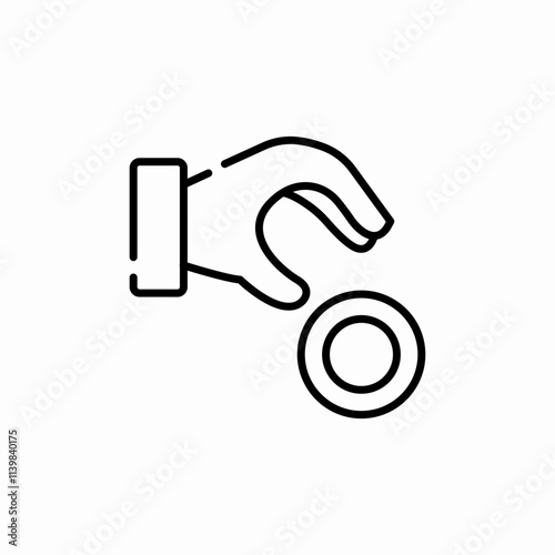 donation charity icon sign vector