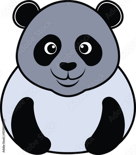 panda bear with a bamboo