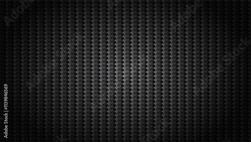 Black Kevlar background. Vector illustration for your graphic design.
