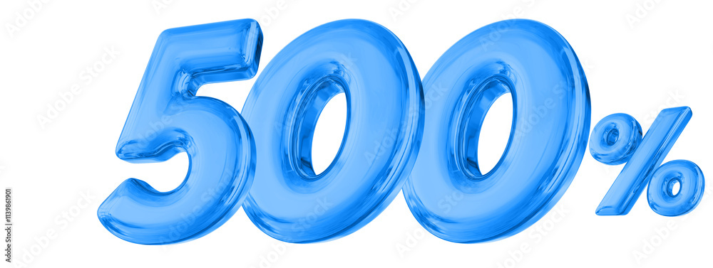 500 percent blue offer in 3d 500 percent blue offer in 3d