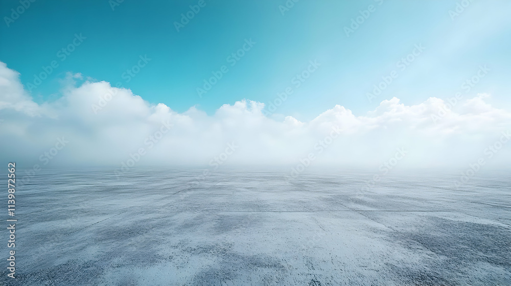 Obraz premium Abstract Background Image: Sky and Concrete Texture