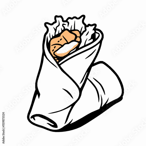 Shawarma Wrap with Fillings