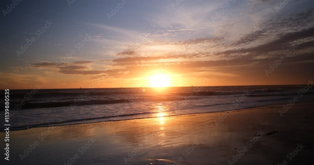 sunset on the beach sunset on the beach