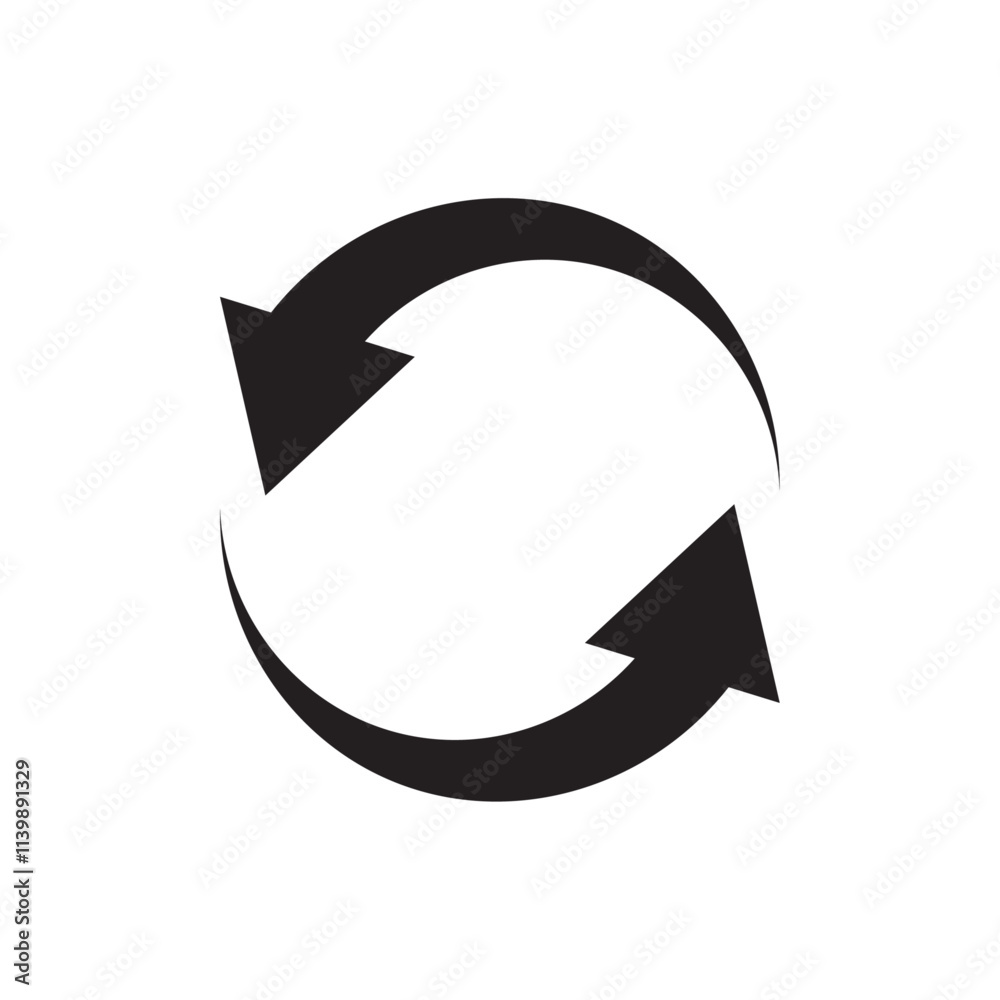 refresh arrow flat icon vector refresh arrow flat icon vector