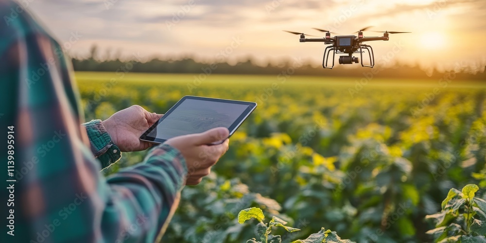 Innovative Automation in High-Tech Farming with Drone Technology