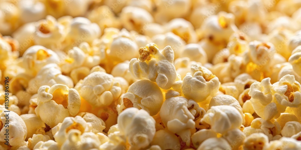Close up of delicious popcorn kernels ready to be enjoyed, popcorn, close up, snack, cinema, tasty, buttery, yellow Close up of delicious popcorn kernels ready to be enjoyed, popcorn, close up, snack, cinema, tasty, buttery, yellow