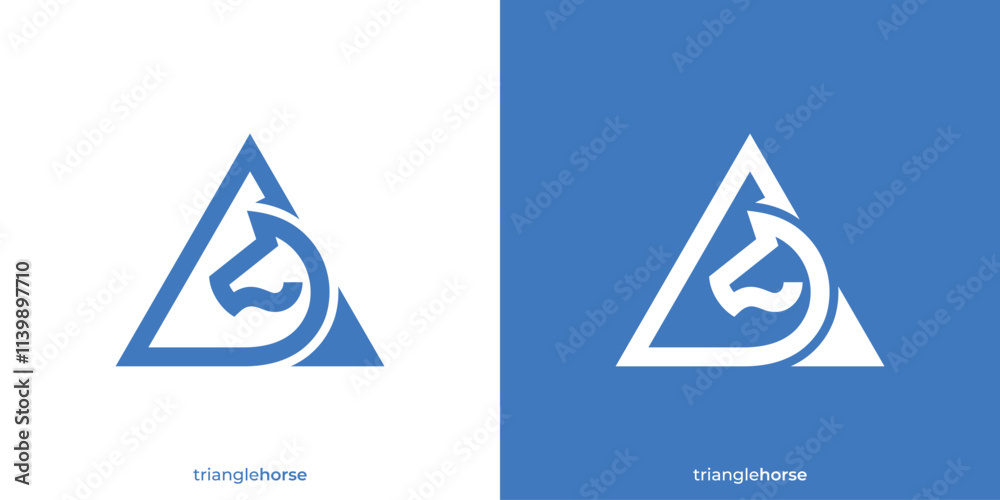 Simple Triangle Horse Logo. Horse and Triangle Shape Icon Graphic. Horse Mountain Logo Design Template. Simple Triangle Horse Logo. Horse and Triangle Shape Icon Graphic. Horse Mountain Logo Design Template.