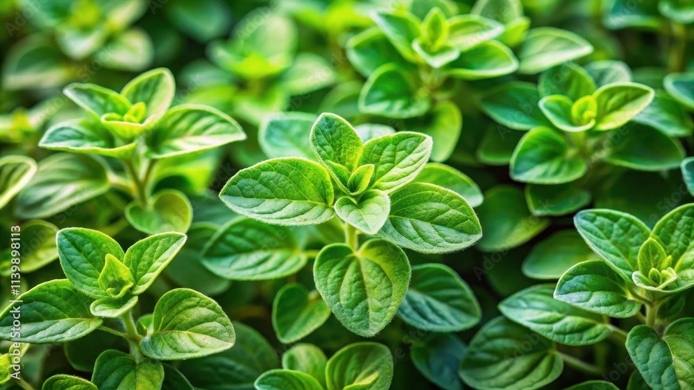 Fresh green oregano leaves in a natural setting, wild, organic, aromatic, culinary, herb, cooking, seasoning, green Fresh green oregano leaves in a natural setting, wild, organic, aromatic, culinary, herb, cooking, seasoning, green