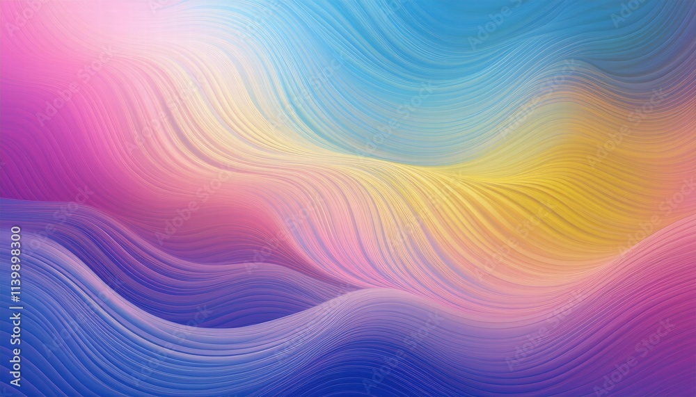 Obraz premium Abstract Colorful Waves