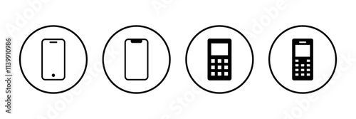 Phone icon vector isolated on white background. Phone vector icon. Mobile phone. Telephone icon. Cellphone