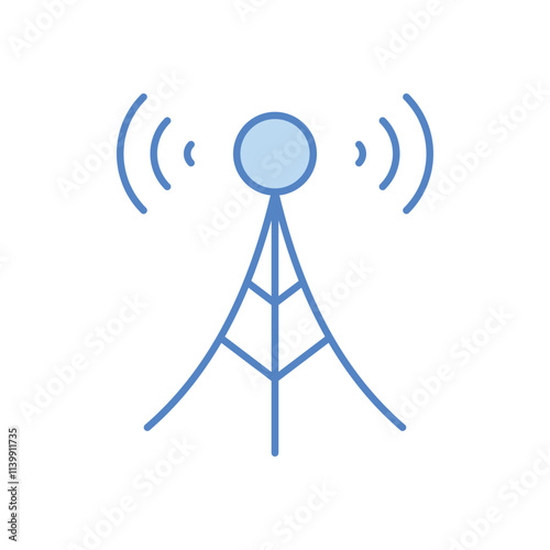 Communication Tower vector icon