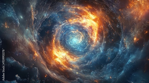 A mesmerizing cosmic scene ...