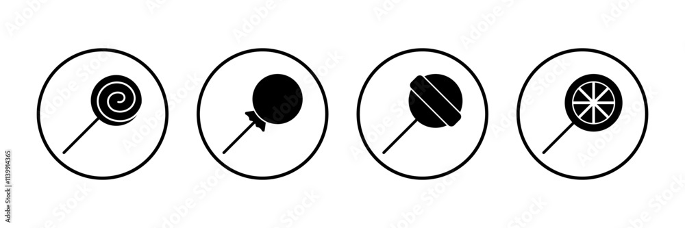 Candy icon vector isolated on white background. Candy vector icon Candy icon vector isolated on white background. Candy vector icon