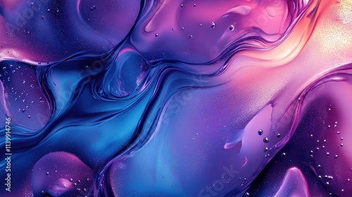 A vibrant abstract liquid a...