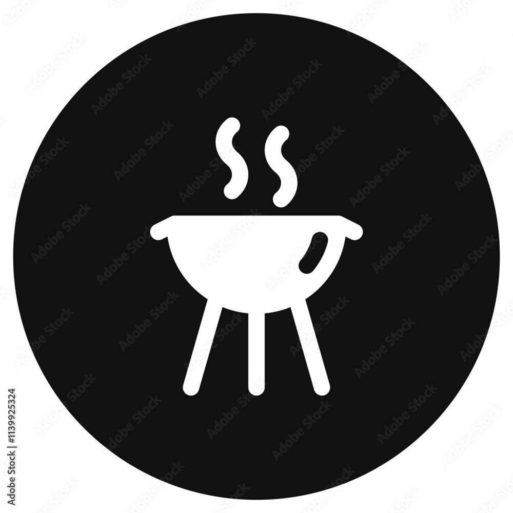 Editable bbq pot, grill vector icon. Part of a big icon set family. Perfect for web and app interfaces, presentations, infographics, etc