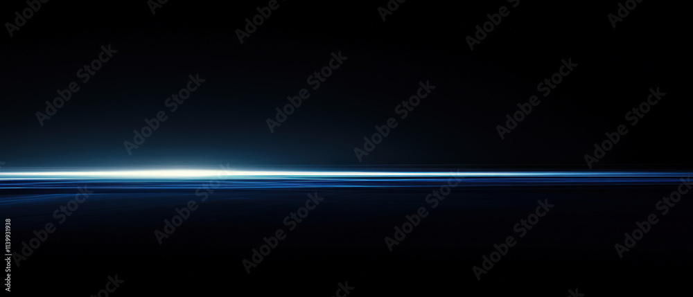 A dark blue sky with a bright light shining on it A dark blue sky with a bright light shining on it