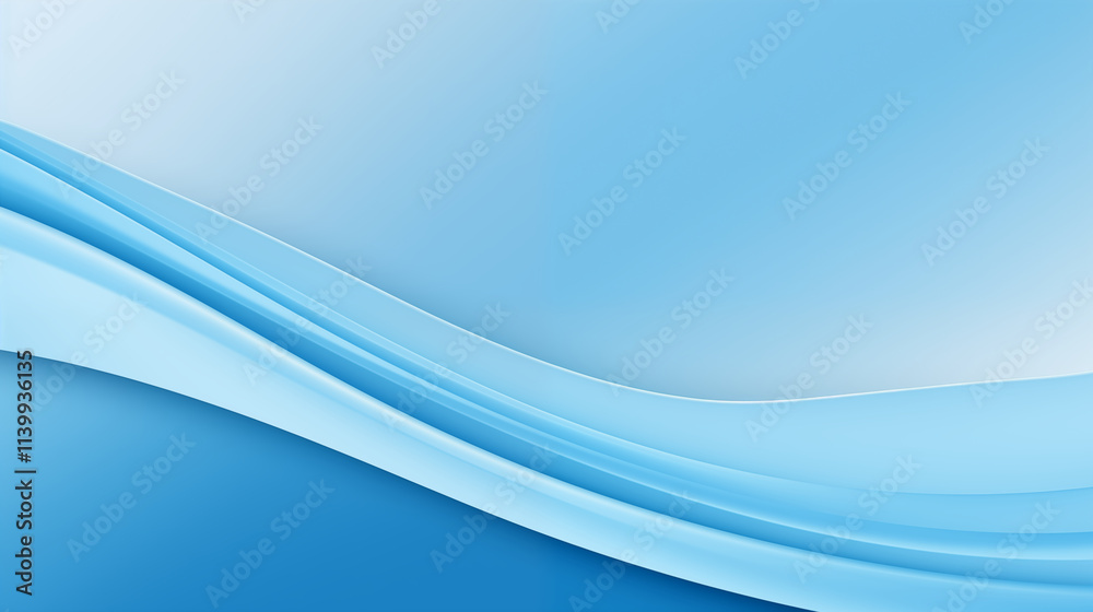Obraz premium abstract blue wave background