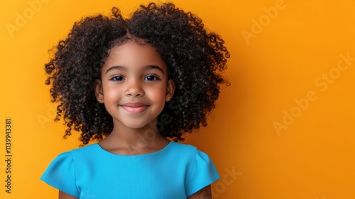 Joyful African American gir...
