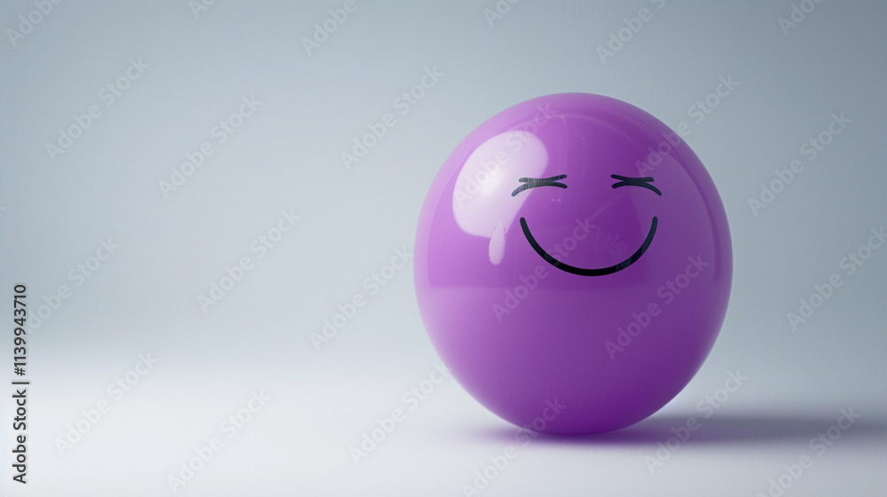 Smiling purple balloon with an happy face set on white studio background. Happiness or joy. Birthday or anniversary celebration, Valentine's Day, in love. Copy paste
Smiling purple balloon with an happy face set on white studio background. Happiness or joy. Birthday or anniversary celebration, Valentine's Day, in love. Copy paste