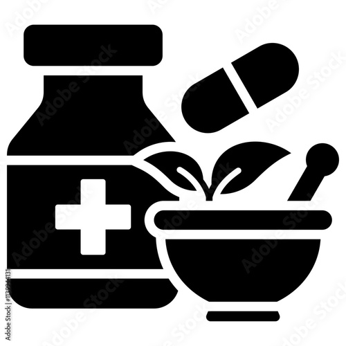 Herbal Treatment Icon