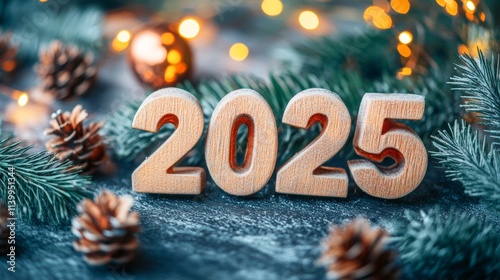 New year's start up, Start new business and new life, Planning,opportunity, challenge and business strategy in new year 2025.