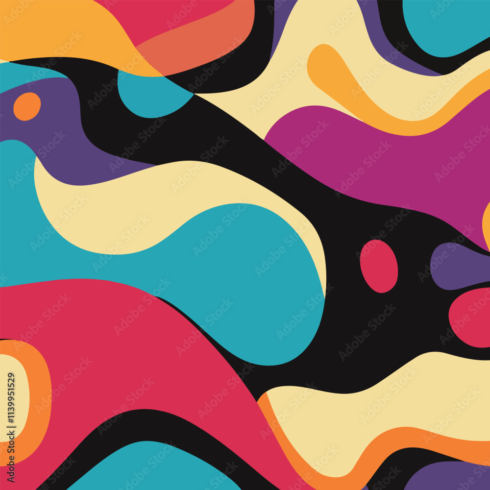 Vibrant Abstract Waves
