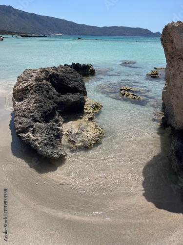 beach and rocks