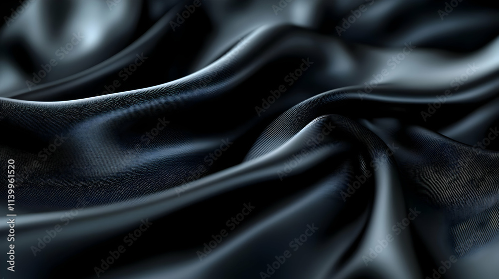 Dark Fabric Drapes & Waves Seamlessly Dark Fabric Drapes & Waves Seamlessly