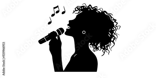 Singer demonstrating vocal techniques in a workshop for aspiring artists, Digital Art