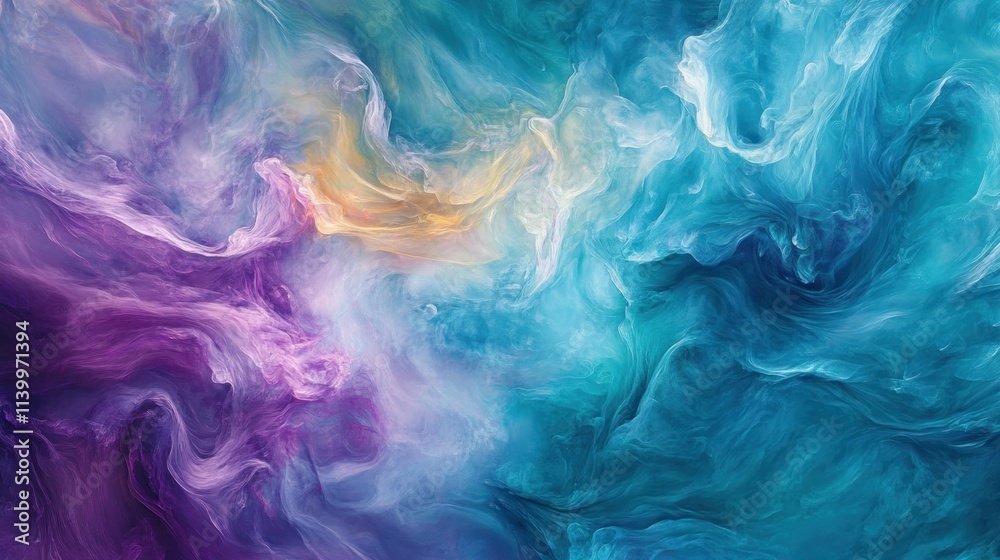Abstract Swirling Nebula: A Symphony of Hues Abstract Swirling Nebula: A Symphony of Hues