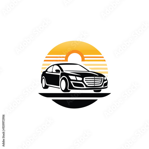 Design a sleek, modern logo for a premium car rental service.  The logo should convey speed, reliability, and sophistication.