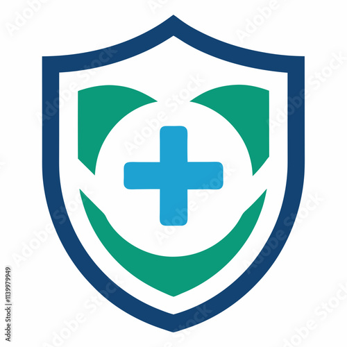 Modern Medical and Healthcare Logo Icons with Wings and Cross Symbols
