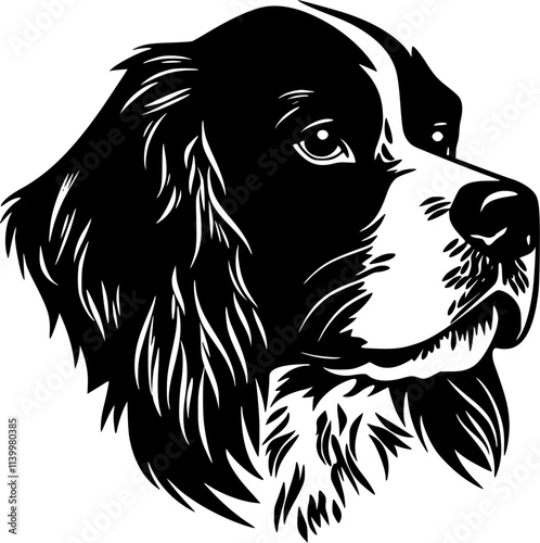 Terrier | Minimalist and Simple Silhouette - Vector illustration