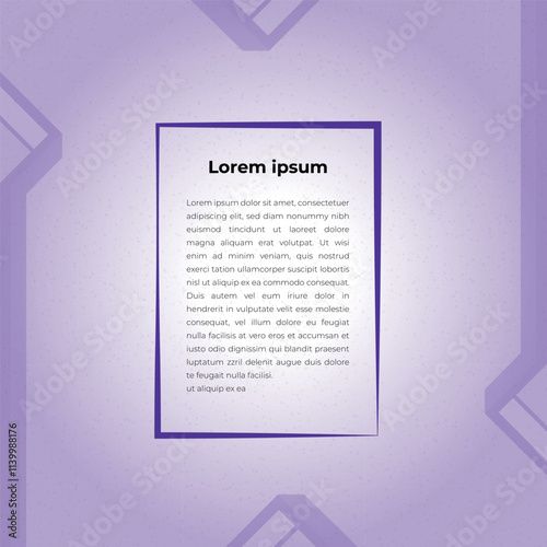 Text frame with different elements vector abstract background art style bright shiny colors, geometric design.
