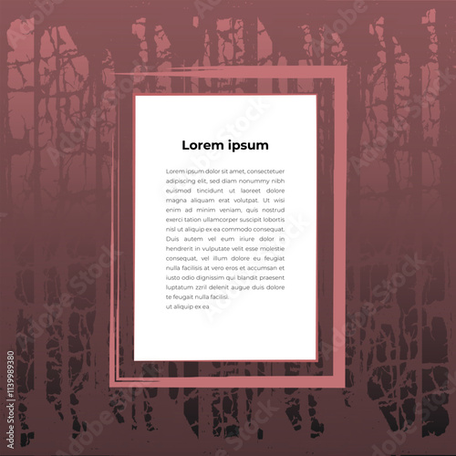 Text frame with different elements vector abstract background art style bright shiny colors, geometric design.