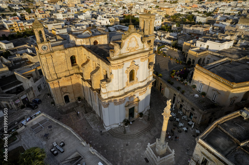 chiesa italiana dall'alto presicce photo